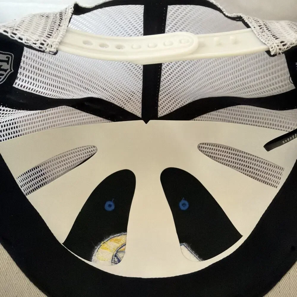 Los Angeles Rams Hat Cap Snap Back Mens One Size Blue White 47 Football Trucker